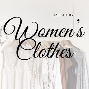 All women’s clothes and shoes